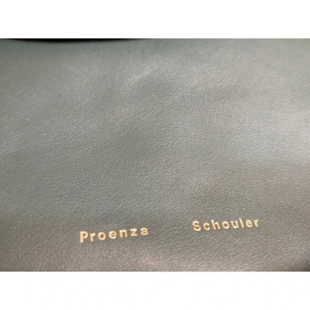 Proenza Schouler Green Leather Braided Handle‎ Shoulder Handbag READ Wedding